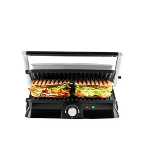 2000W 4-Slice Electric Grill & Sandwich Maker