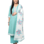 Women Cotton Suit With Palazzo Set