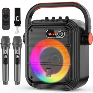 Karaoke Machine with 2 Wireless Mics