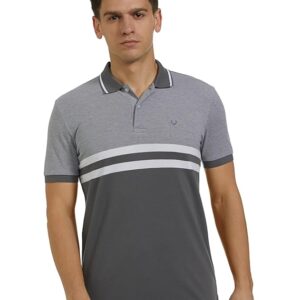 Men Polycotton Regular Fit Color Blocked Polo
